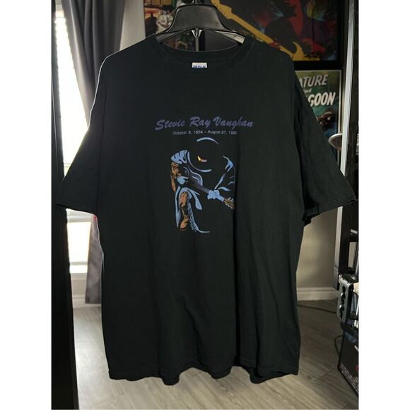 Y2K Stevie Ray Vaughan Memorial Tee - Picture 1 of 5